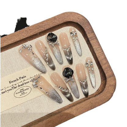 Autumn And Winter Gradient Cat Eye New White High-grade Wear Armor